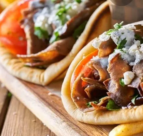Traditional gyro at Alexander's Greek Cuisine